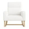 Silla mecedora INONEFT con respaldo alto, sillón oscilante, Vista previa de la imagen del producto 11