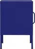 vidaXL Table de nuit bleu marine 35x35x51 cm acier Voir les images du produit 5