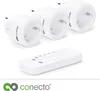 conecto Funk-Steckdosen Set 2300 Watt Funksteckdose, Weiß, Produktbild-Vorschau 1