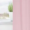 vidaXL Zatemňujúce závesy s krúžkami 2 ks baby pink 175 x Náhľad obrázku produktu 3