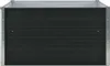 vidaXL Hochbeet 100×100×45 cm Verzinkter Stahl Anthrazit Produktbild-Vorschau 2