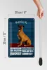 Blechschild Spruch 20x30cm Boxer Hund aufmerksam wachsam Produktbild-Vorschau 5