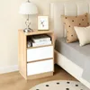 Table de chevet FCH, lot de 2, avec 1 compartiment ouvert, Voir les images du produit 3