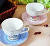 Elegante Tasse 1 Stück dünnes Porzellan 220ml Blauer 8el Produktbild-Vorschau 12