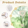 Set van 4 Houten Hart Hangers voor Raamdecoratie Productafbeelding-voorbeeld 3