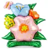 Folienballon Blumen 86x80,5cm stehend mit Luftfüllung - Produktbild-Vorschau 2