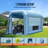 SucceBuy Cabine de peinture gonflable - 3,9 x 3,9 x 2,7 m, Voir les images du produit 6