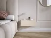 Comodino sospeso con cassetto - fronte a doghe - colore: Anteprima dell’immagine prodotto 3
