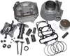 A collection of motorcycle engine parts laid out on a white background. Produktbild-Vorschau
