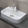 doporro Waschbecken  Gäste-WC weiß Aufsatzwaschbecken Produktbild-Vorschau 1