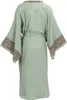 Baumwollkimono, Oversize Kimono Mantel, Natürlicher Boho Produktbild-Vorschau 2