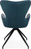 finori Blake 70A Stuhl, 2er-Set, Cord dunkelblau + Stoff Produktbild-Vorschau 4