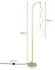 COSTWAY Lampada da terra a LED a 3 luci, 180 cm, con 3 Anteprima dell’immagine prodotto 9