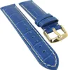 Eulit Guinea Chrono Uhrenarmband | Leder, blau in Produktbild-Vorschau 2
