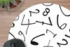 MuchoWow® Mauspad Mousepad Zahlen - Figuren - Muster - Produktbild-Vorschau 2
