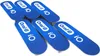 Six Oral-B iO toothbrush heads arranged on a white background. Produktbild-Vorschau