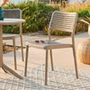 Garten Essgruppe mit Tisch Ø60 cm und 2 stapelbaren Stühlen Produktbild-Vorschau 5