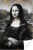 MuchoWow® Poster Mona Lisa - Leonardo da Vinci - Schwarz - Produktbild-Vorschau 1