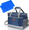 Fiqops Kühltasche Picknicktasche Kühltaschen Lunchtasche Produktbild-Vorschau 1