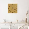 Wanduhr aus Glas mit Motiv Khakibrauner Hintergrund- 30 x Produktbild-Vorschau 3