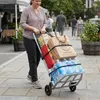 Skladací vozík Relaxdays, nosnosť do 120 kg, rozmery Náhľad obrázku produktu 2