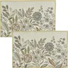 Sander Tischset Loni" 2er-Pack grau-terra 32x48 cm" Produktbild-Vorschau 1