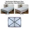 Bettlakenspanner Einstellbar, 12 Robuste Metallclips, Produktbild-Vorschau 7