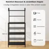 Scaffale da cucina Scaffale per microonde a 4 livelli, Anteprima dell’immagine prodotto 3