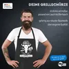 Personalisierte Grill-Schürze für Männer Name Grillen Bier Produktbild-Vorschau 3