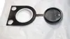 A black and white vacuum cleaner filter bag accessory is laid out on a white, textured surface. Anteprima dell’immagine prodotto