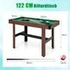 COSTWAY Billardtisch, Billlard Tisch aus Holz mit Zubehör, Produktbild-Vorschau 3