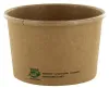 50x PAPSTAR -Suppenbecher Pappe rund 230 ml braun Produktbild-Vorschau 1