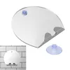 Fogless Shower Mirror Round Shape Anti Fog Wall Hanging Produktbild-Vorschau 8