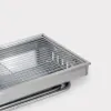 Klappbarer tragbarer Holzkohlegrill BBQ aus Stahl Garten Produktbild-Vorschau 8