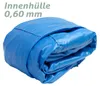 Aufstellbecken Ø 2,00 x 0,90 m Folie blau 0,6mm Produktbild-Vorschau 5