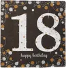 16 tovaglioli 18 Sparkling Celebrations argento e oro - 18° Anteprima dell’immagine prodotto 2