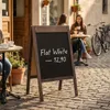 Werbetafel Kreidekipper Restaurant oder Büro, Holzständer Produktbild-Vorschau 5