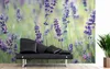 Wallario Premium Vliestapete Fototapete Lila Blumenfreude - Produktbild-Vorschau 3