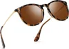 kunchu Retro Sonnenbrille Rund Polarisiert UV400 Damen Produktbild-Vorschau 1
