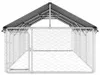 vidaXL Vonkajšia búda pre psov so strechou 600x200x150 cm Náhľad obrázku produktu 5
