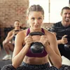 Rebecca Mobili Kettlebell Peso Fitness Grigio Ghisa Peso Anteprima dell’immagine prodotto 3