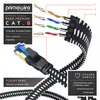Primewire Flachbandpatchkabel CAT 8 mit Baumwollummantelung Produktbild-Vorschau 2