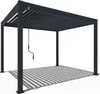 Weide Classic Pergola Aluminium 3x3,6m mit Lamellendach Produktbild-Vorschau 2