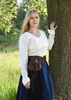 Mittelalterlicher Rock, weit ausgestellt, schwarz/blau Produktbild-Vorschau 2