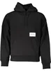 Stylisches Herren Fleece-Sweatshirt mit Kapuze in Schwarz Produktbild-Vorschau 1