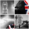 Wanduhr - Quadrat - Glasuhr - Bus London Big Ben Gebäude - Produktbild-Vorschau 8