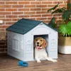 PawHut Niche d'extérieur en PP blanc pour chiens de petite Voir les images du produit 2