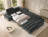 Couchgarnitur Ecksofa Feraria U-Form – Wohnlandschaft mit Produktbild-Vorschau 9