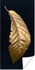 MuchoWow® Poster Blätter - Luxus - Gold - Schwarz - Natur Produktbild-Vorschau 1