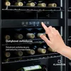 Klarstein vinotéka, 2 zóny, malá, 80 l, sklenené dvere, Náhľad obrázku produktu 6